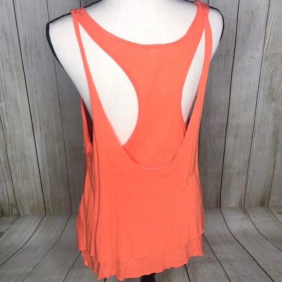 Free People Karmen Coral Oversized Tank NWT - Picture 5 of 7